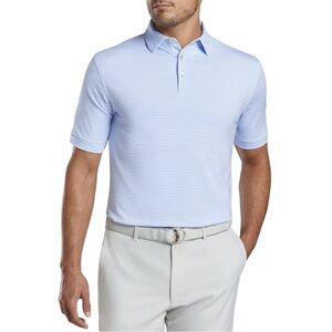 Peter Millar Hales Polo in Cottage Blue Size S EUC Pit